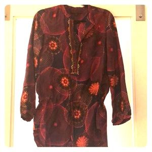 UNIQUE SILK TUNIC DRESS